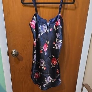 Sostanza Floral Satin Dress
